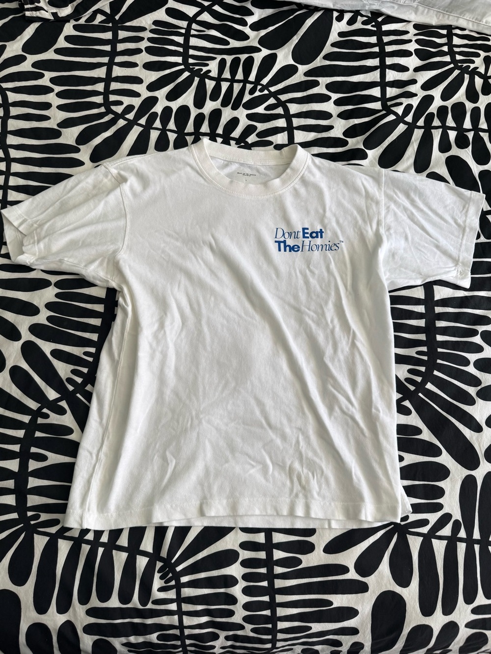 Dont Eat The Homies “Death Free Dining Club” White Graphic Tee